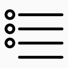 项目符号列表Outline-icons