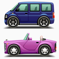 汽车紫色桌面??