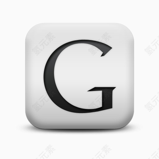 不光滑的白色的广场图标社会媒体标志谷歌标志social-media-logos-icons