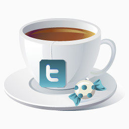 推特咖啡teacups-social-icons
