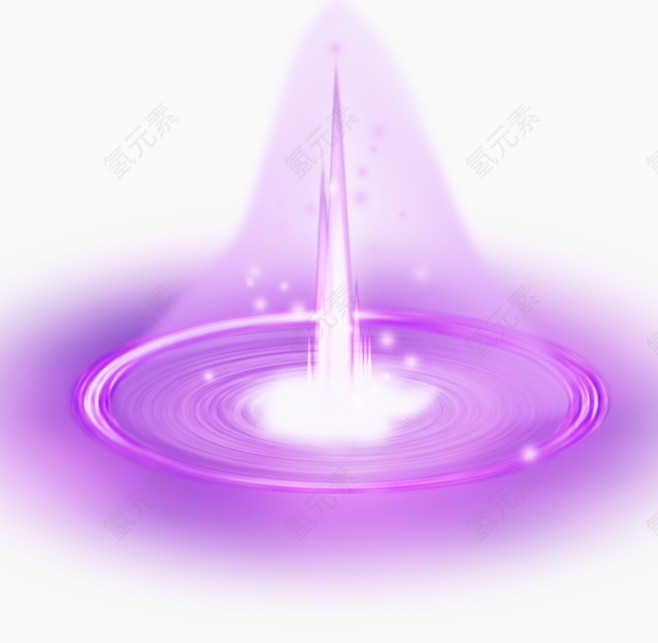 紫色光效素材