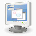 PC液晶显示器监控计算机屏幕显示个人电脑景色风格