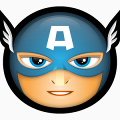 队长美国superhero-avatar-icons