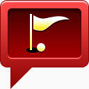 全球定位系统(gps)高尔夫球Gps-navigation-icons