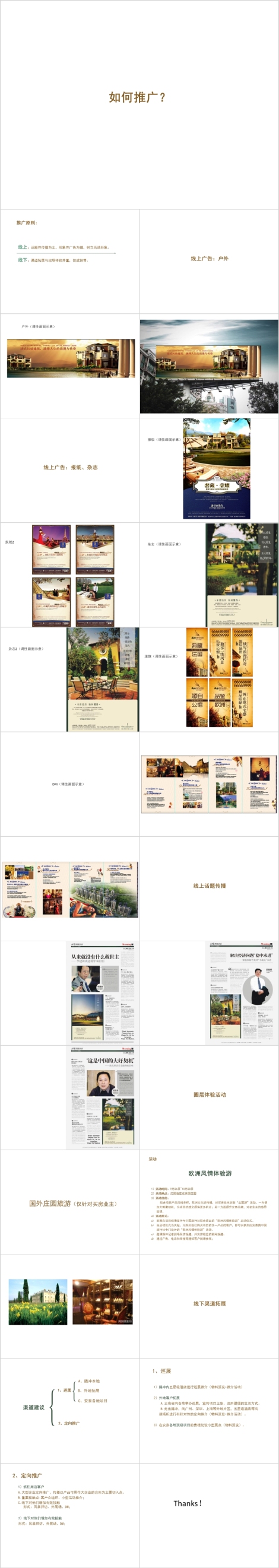 房地产新项目广告推广策略提案PPT