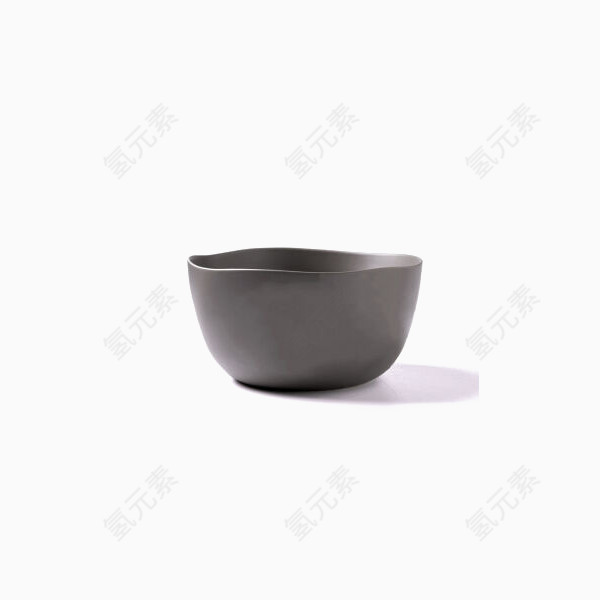 亿嘉家用陶瓷创意大号面碗灰色