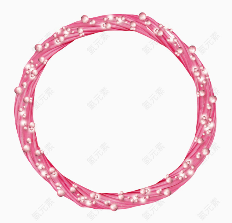 粉色圈圈