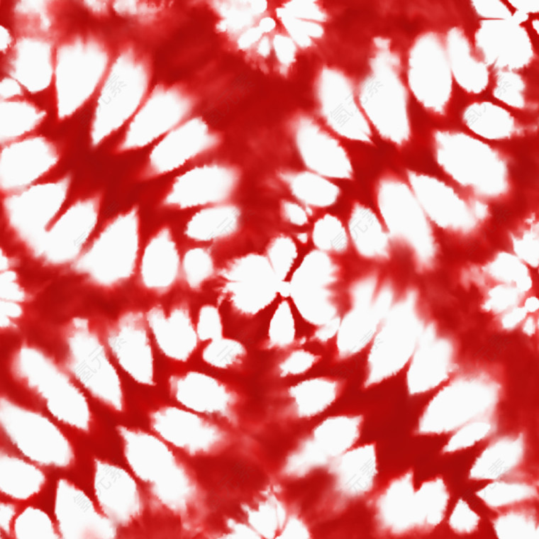 红色花瓣形状
