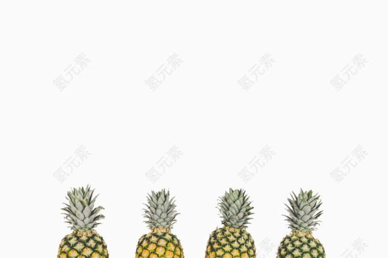 四个菠萝