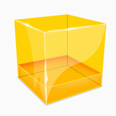 黄色正方体盒子