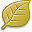 黄色的树叶 icon