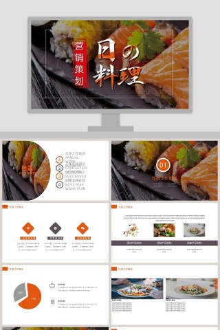 日本料理营销策划普通模板