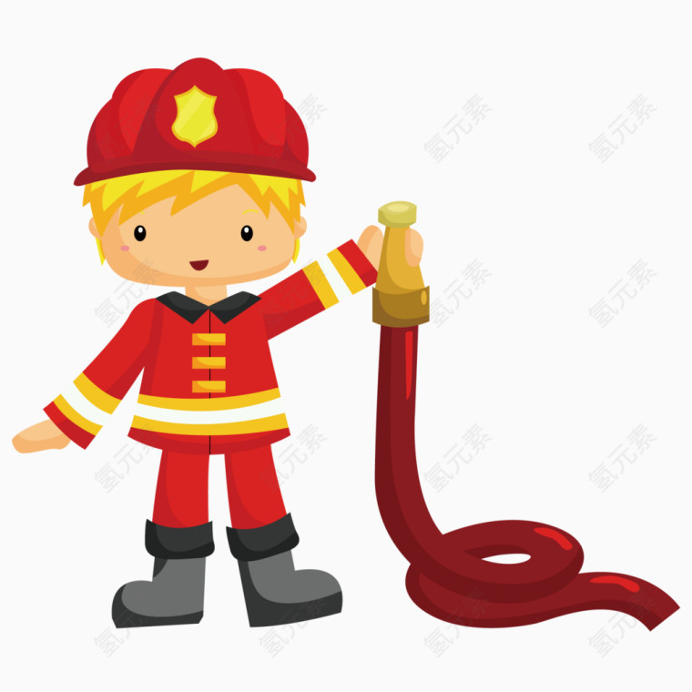 消防红色小人