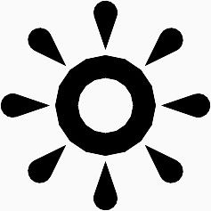 天气阳光明媚的Typicons-icons