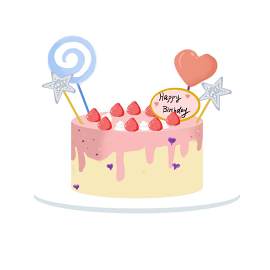 生日蛋糕图片_卡通素材_食物下载