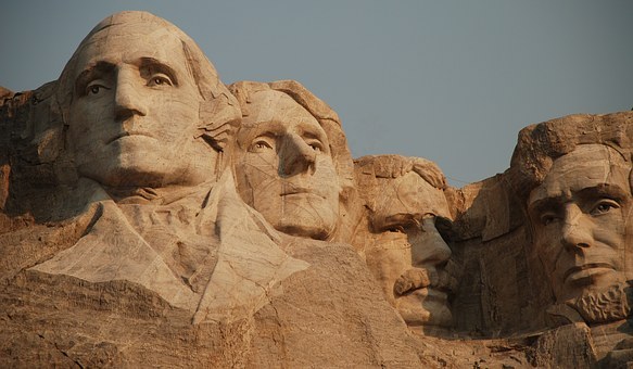 拉什莫尔山,雕塑,大规模,达科他,亚伯拉罕 · 林肯,乔治 · 华盛顿