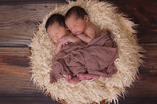 双胞胎,男孩,婴儿,乳臭未干,新生,男,一起,免費的照片,免费图片