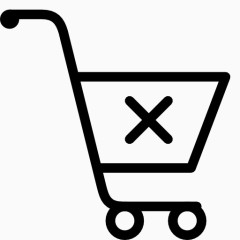 clear shopping cart icon