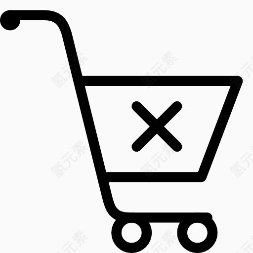 clear shopping cart icon