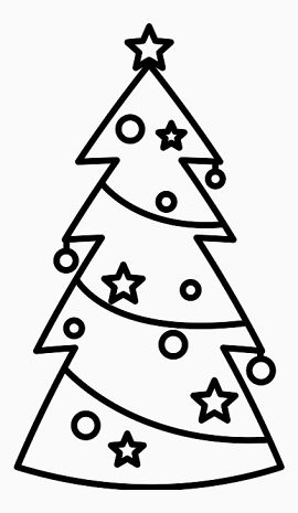 圣诞节树Christmas-Trees-Line-Craft-icons