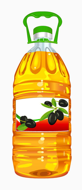 卡通橄榄油