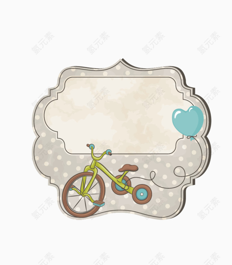 自行车少女系标签