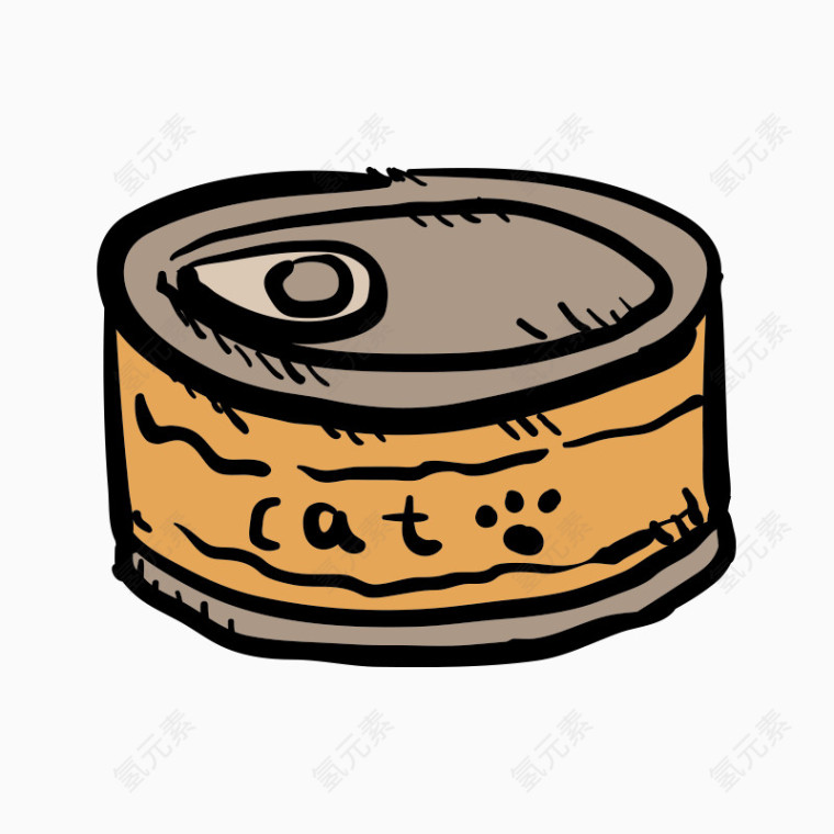彩绘卡通宠物猫猫粮