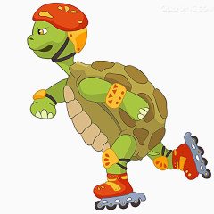 溜冰的乌龟