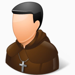 宗教天主教修道士图标