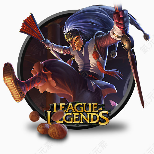 戴面具的league-of-legends-icons