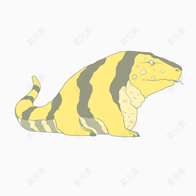 黄色蜥蜴
