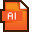 File Adobe AI Icon