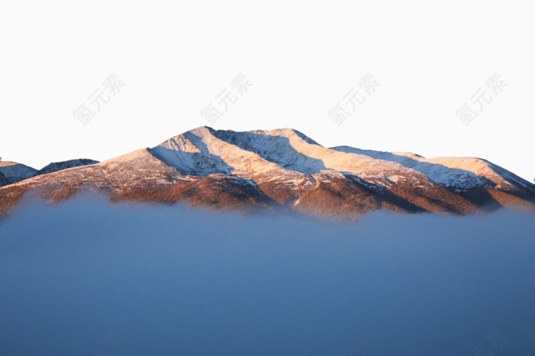 美丽的喀纳斯雪景