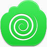 旋转free-green-cloud-icons