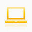 笔记本电脑super-mono-yellow-icons