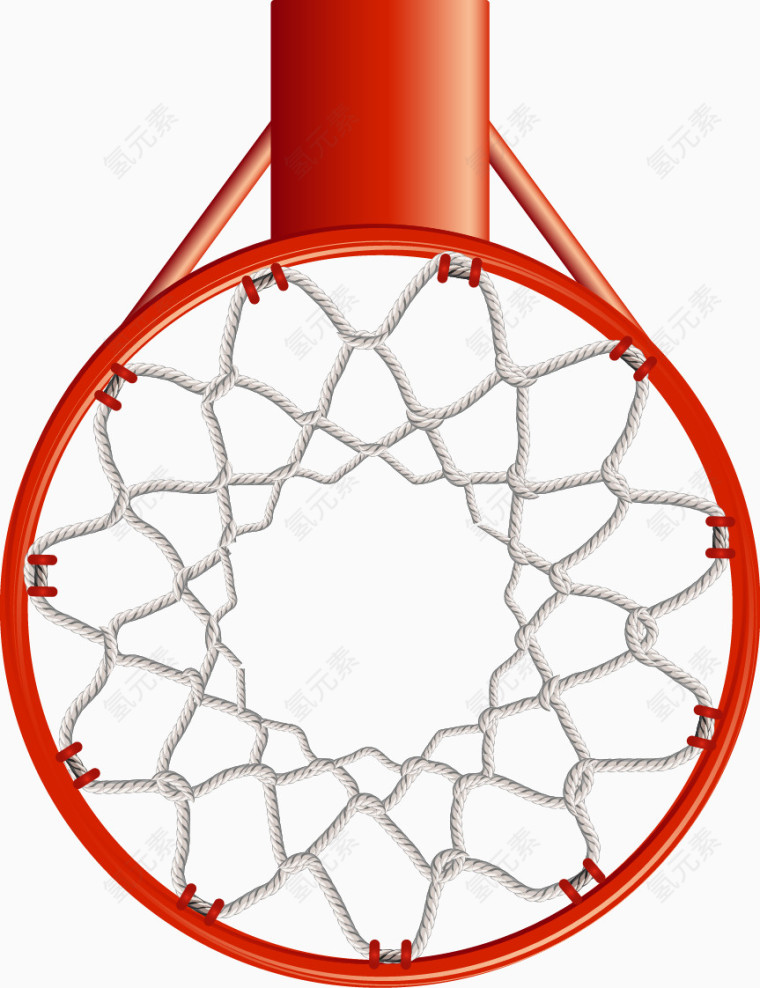 矢量手绘篮球框