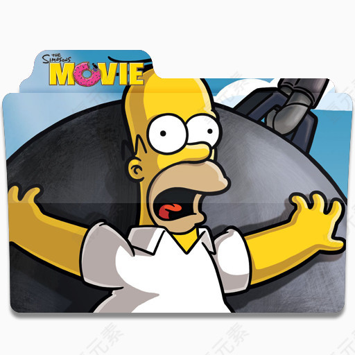 的辛普森一家电影文件夹The-Simpsons-Folder-icons