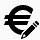 货币标志欧元铅笔Simple-Black-iPhoneMini-icons