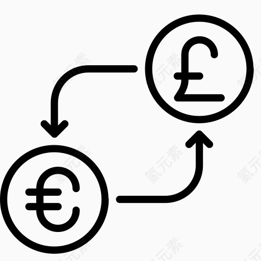 转换货币欧元金融钱英镑以货币兑换英镑的2卷