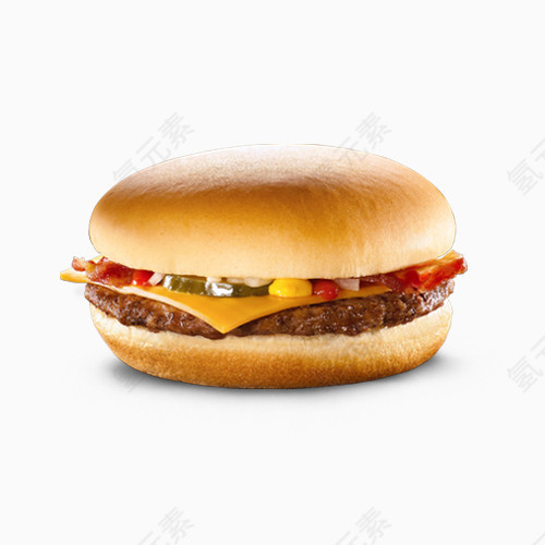 食物快餐汉堡三明治香肠