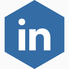 六角LinkedIn媒体社会Miu六边形扁平社会