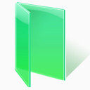 文件夹绿色开放Futurosoft_Icons