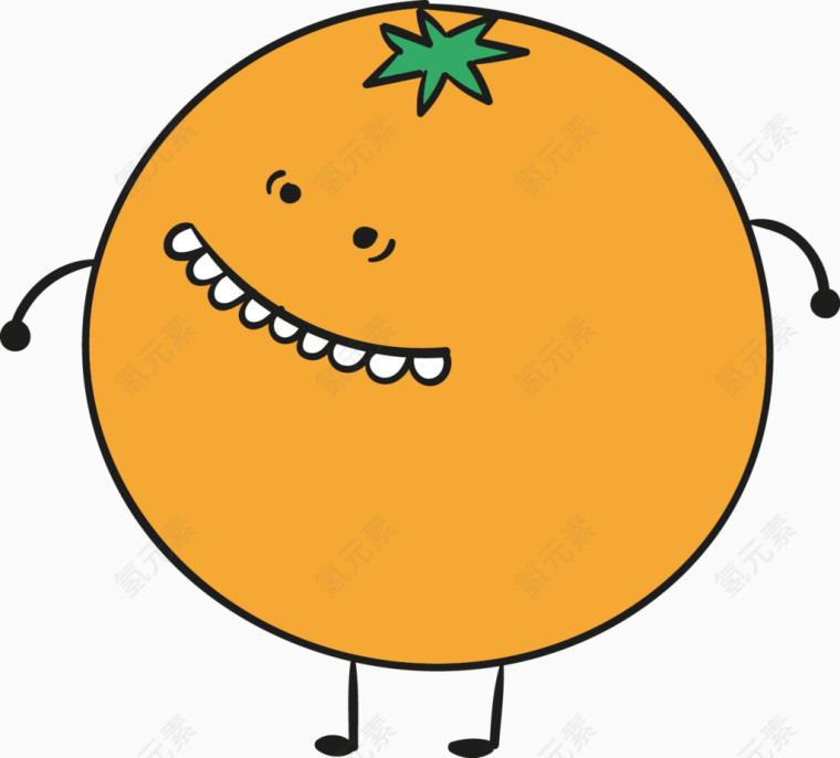 可爱风香橙