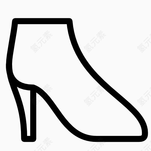 shoe woman icon