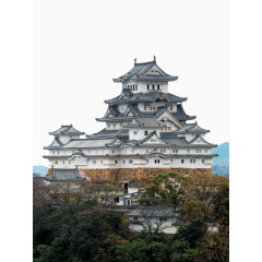 日本大陂古城著名建筑天守阁