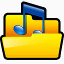 我的音乐音乐圆滑的XP文件夹