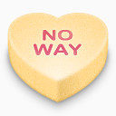 没有办法没有Valentine Hearts