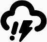 云冰雹闪电Dripicons-Weather-icons