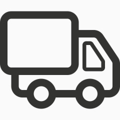 运输运输卡车车辆linecons自由–矢量图标