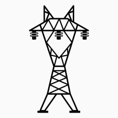高压电电塔图标